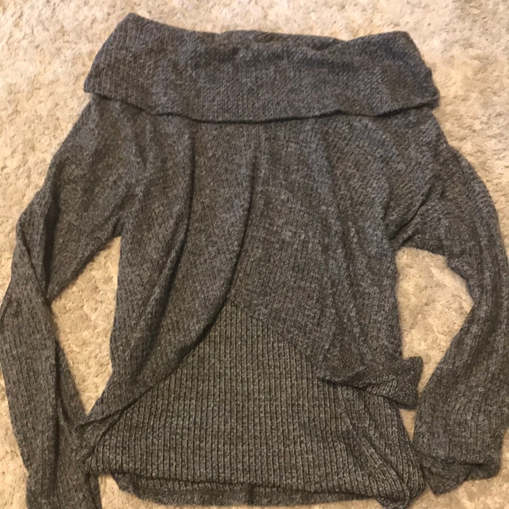 Off the shoulder sweater